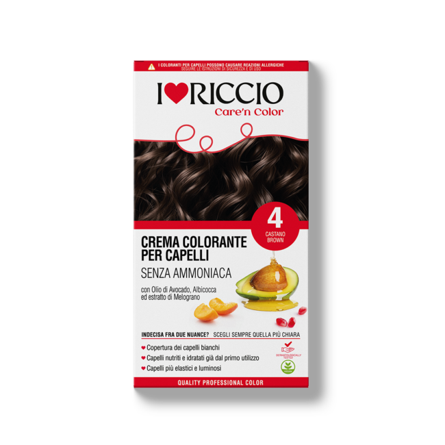 immagine prodotto Crema Colorante per Capelli senza Ammoniaca Colore Castano