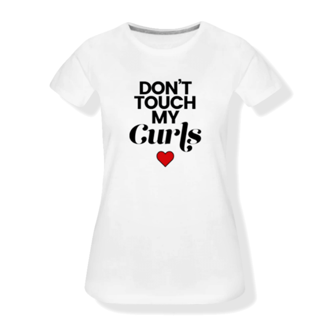 immagine prodotto T-shirt I Love Riccio Don’t Touch My Curls