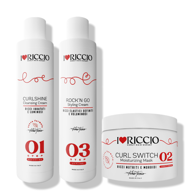 immagine prodotto Kit Capelli Ricci e Mossi I Love Riccio