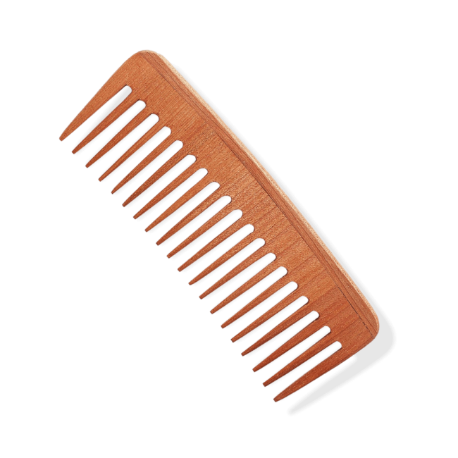 immagine prodotto Pettine in Legno Antistatico per capelli ricci