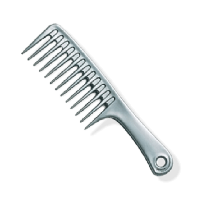 immagine prodotto Pettine Antistatico con manico per capelli ricci